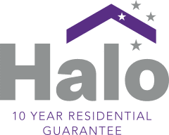 halo 10 year residential guarantee logo